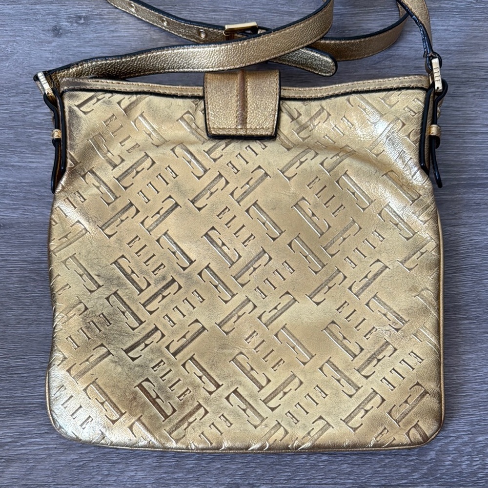 ELLE Gold Crossbody Bag - Picture 5 of 16